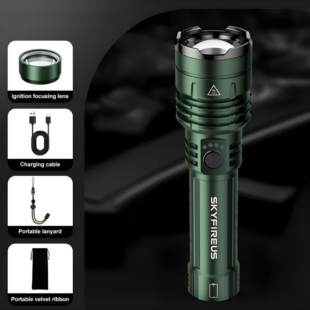 The Brightest "Illegal" LED Flashlight