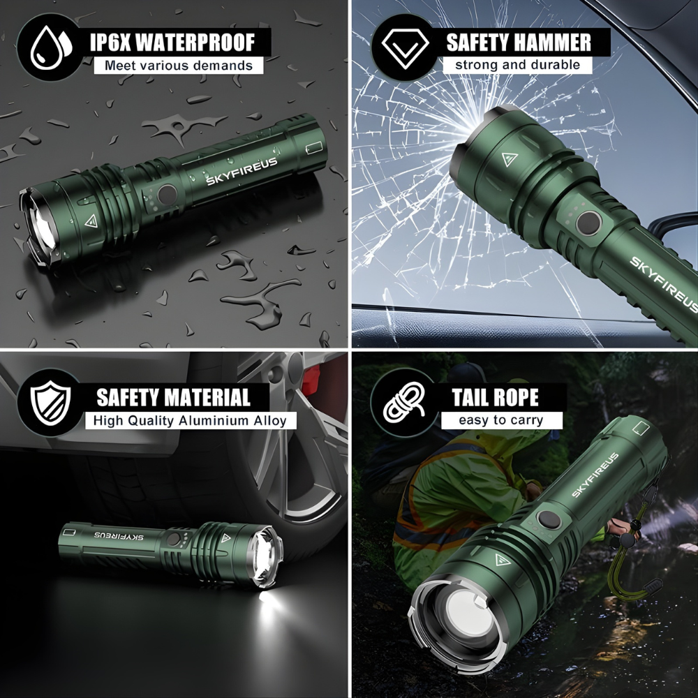 The Brightest "Illegal" LED Flashlight