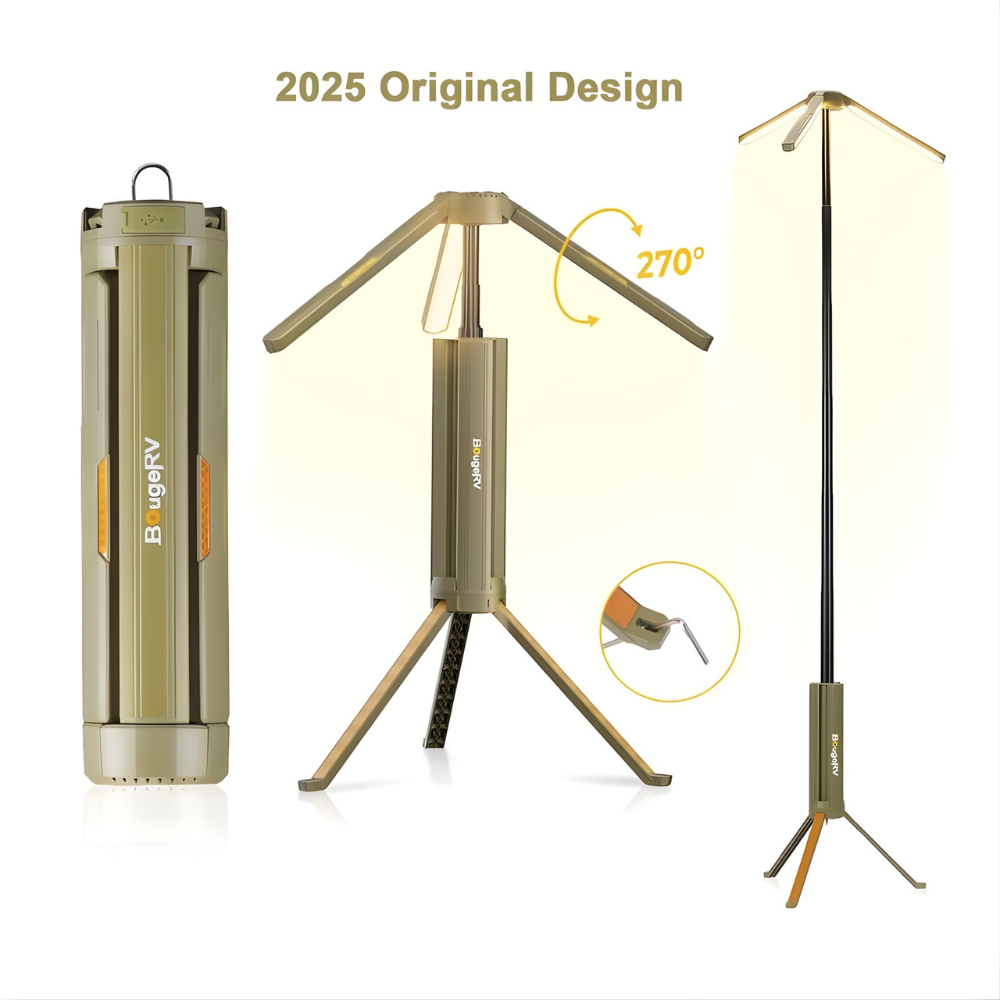 Rechargeable Tripod Camping Light
